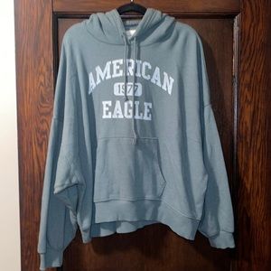 American eagle oversized hoodie